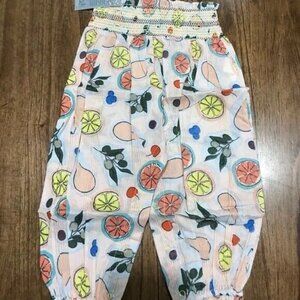 Velveteen Romper Baby 3M Pink Jumpsuit Summer Travel Beach Fruit Girly Floral
